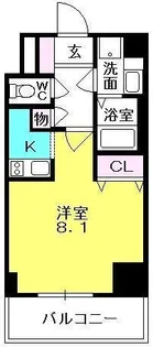 Verde西宮【701号室】の間取り