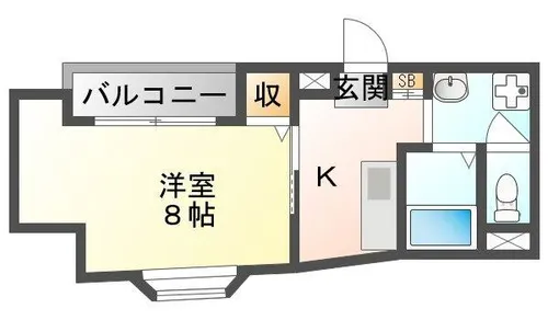 メゾンバニNo.3【1階】の間取り