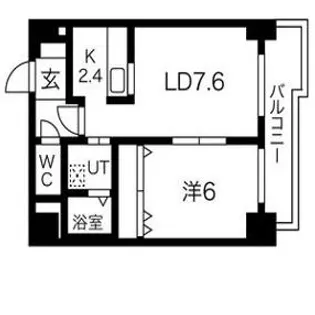 ドエル円山【302号室】の間取り