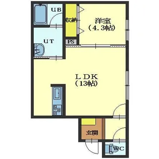 アネラ【103号室】の間取り