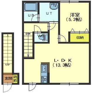 Ample【2階】の間取り
