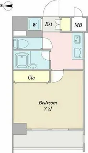 プロシード太閤通【4階】の間取り