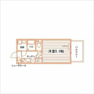 シュトラール千代田【202号室】の間取り