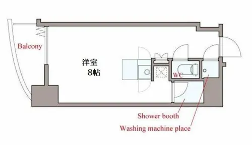 創空KYUTARO【6階】の間取り