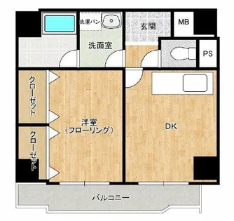 ルプリーズ天王寺【7階】の間取り