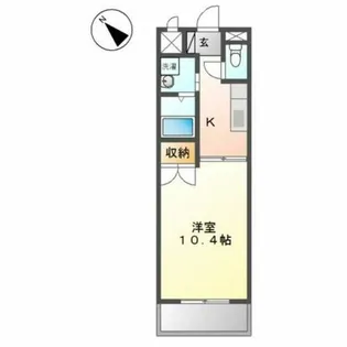 グランディア上桂【4階】の間取り