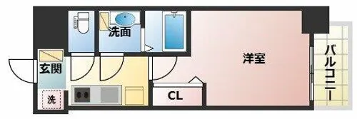 Alivis福島海老江(旧フォーリアライズ福島ルノン)【8階】の間取り
