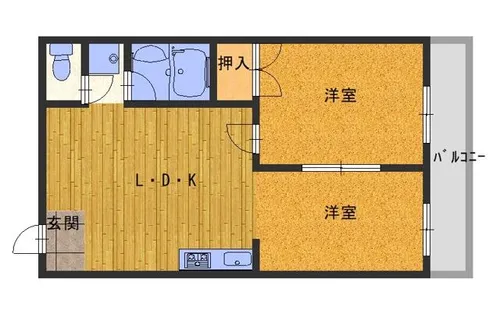 GM殿島町【2階】の間取り
