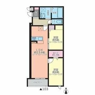 MOCXION MEIJO【1階】の間取り