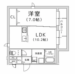 TRICERA Court【1階】の間取り