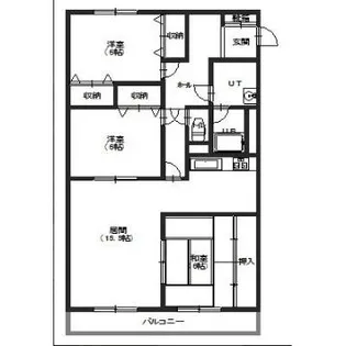 ヴィラ海岸町【6階】の間取り
