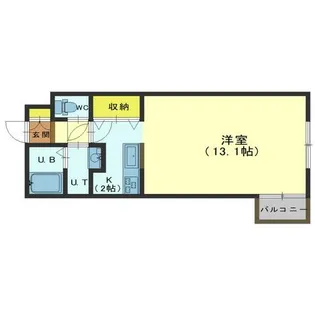 ノースコート深堀Ⅱ【303号室】の間取り