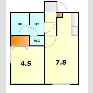 アークコート栄通17【203号室】の間取り