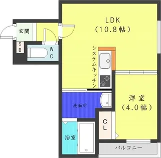 SERAM.円山レジデンス【2階】の間取り