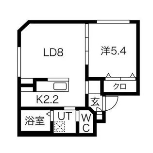 カーサ ヴェルデ【3階】の間取り