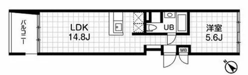 匠空KYOMACHIBORI【4階】の間取り