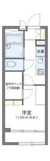 レオパレス喜連北【2階】の間取り