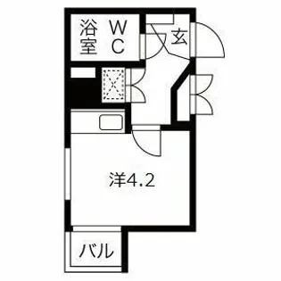 ライオンズマンション六甲道【201号室】の間取り