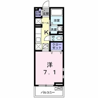 カーサ・フェリーチェ【1階】の間取り