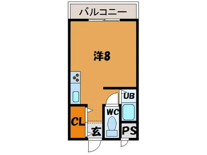 ダイワハイツ深堀【201号室】の間取り