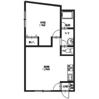 アーバンパレス762【109号室】の間取り
