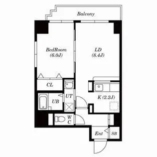 北海道札幌市中央区南九条西12丁目【マンション】の間取り