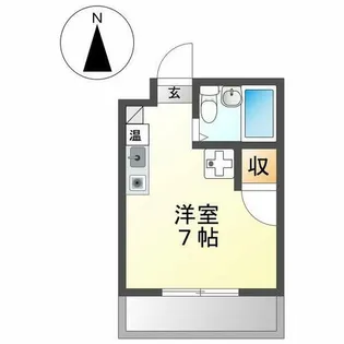 メゾンリラ【102号室】の間取り