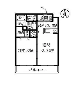 メゾンKINO【105号室】の間取り
