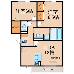 ル・ソレイユ【2階】の間取り
