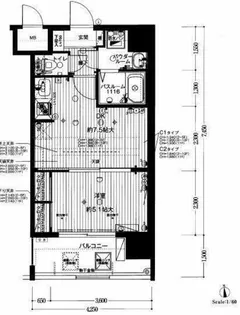 T F・PARC大濠公園【3階】の間取り