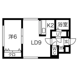 北海道札幌市中央区南八条西7丁目【マンション】の間取り