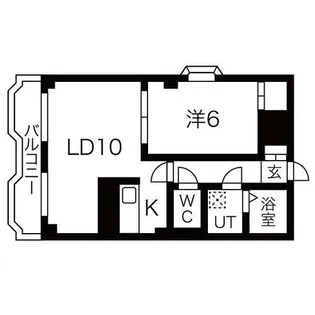 サントアリオ・デひばりが丘【303号室】の間取り
