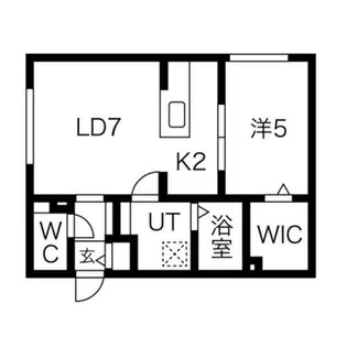 ブランシャール円山医大前【4階】の間取り