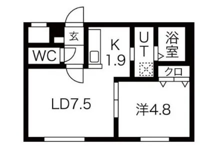 AYAヒルズ澄川【3階】の間取り