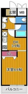 オルフェア我孫子Ⅲ番館【208号室】の間取り