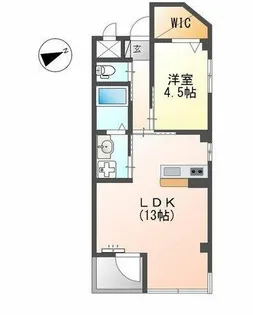 クレシア吹上【3階】の間取り