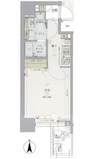 リンクス大阪城SOUTHレジデンス【8階】の間取り