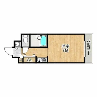 片町コート【9階】の間取り