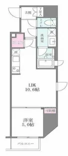 シーズンフラッツ梅田北【3階】の間取り