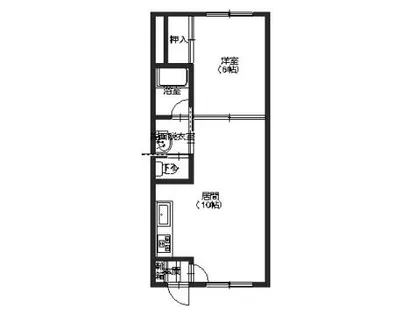 ピュアパレス栄町【502号室】の間取り
