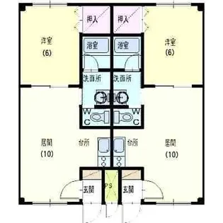 ピュアパレス柏木【3階】の間取り
