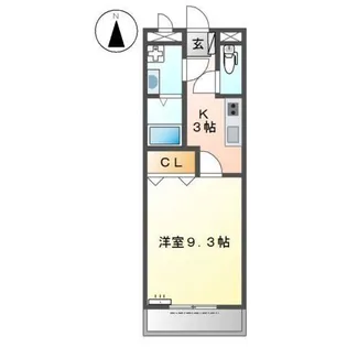 メイプル・パラーシオ【1階】の間取り