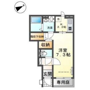 ル・レスト池田【1階】の間取り