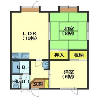 コーポトータス2号棟【7号室】の間取り