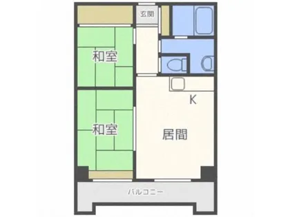 第2エクセルナガタ【11階】の間取り