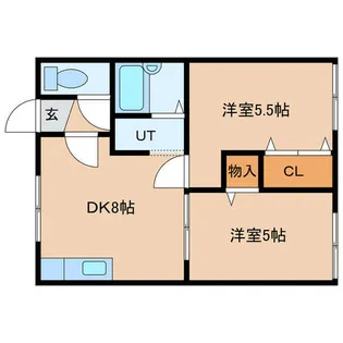 ハイツ武田【102号室】の間取り