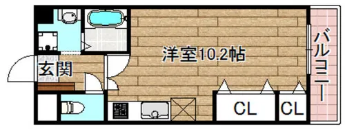 ジャスミンコート【305号室】の間取り