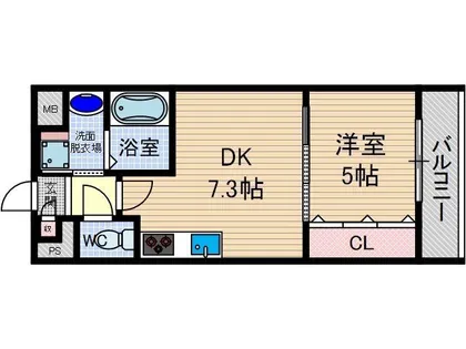 エストラーダ・ブランカ下中条【2階】の間取り
