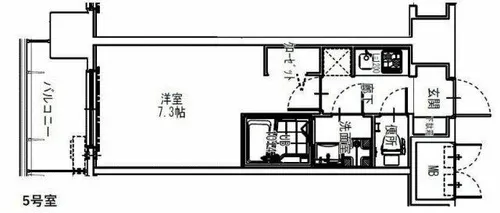 S-RESIDENCE大阪同心【14階】の間取り