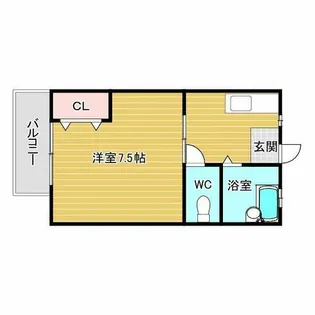 ラ・ルーチェ【1階】の間取り